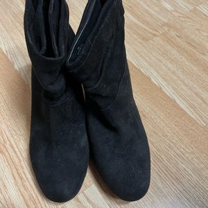 Suede booties